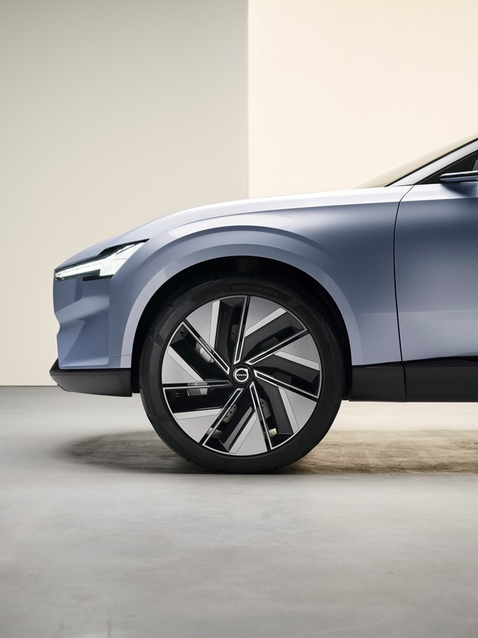 Volvo Concept Recharge, Exterior left front wheel