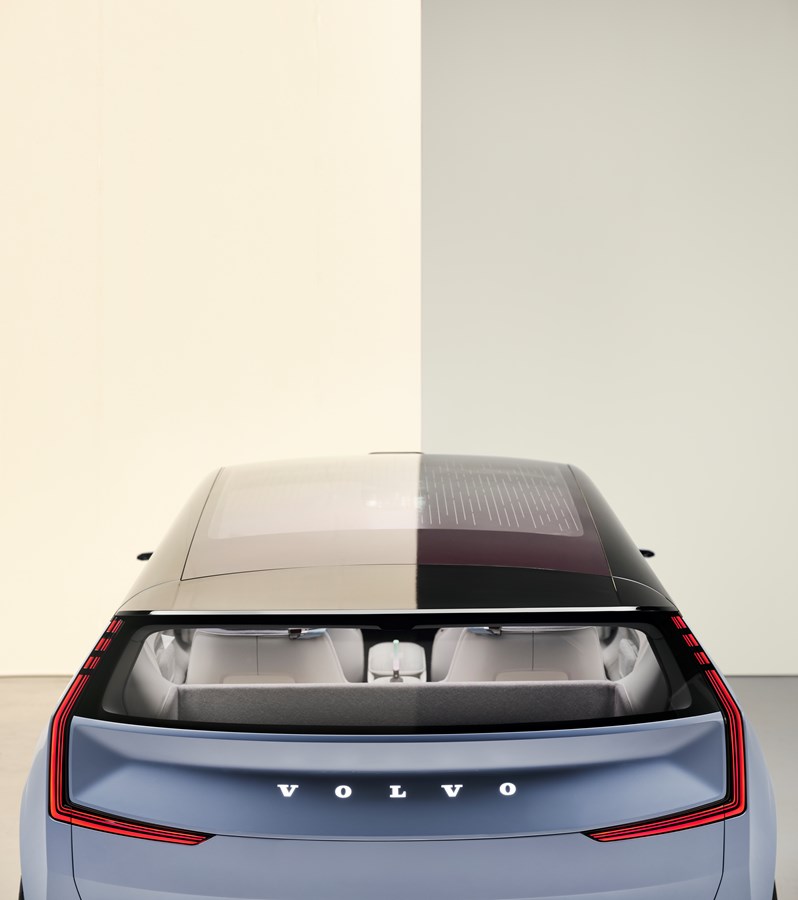 Volvo Concept Recharge, Exterior rear