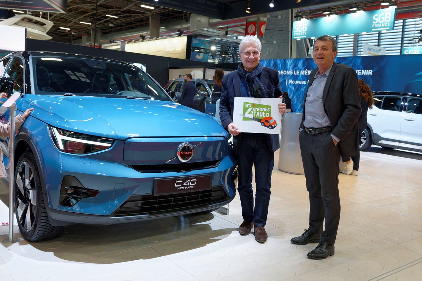 Volvo Car France accueille « Les Z’enfants de l’Auto » pour une visite du Salon Nautique de Paris