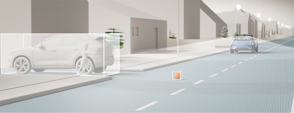 Volvo Cars' Concept Recharge safety illustration