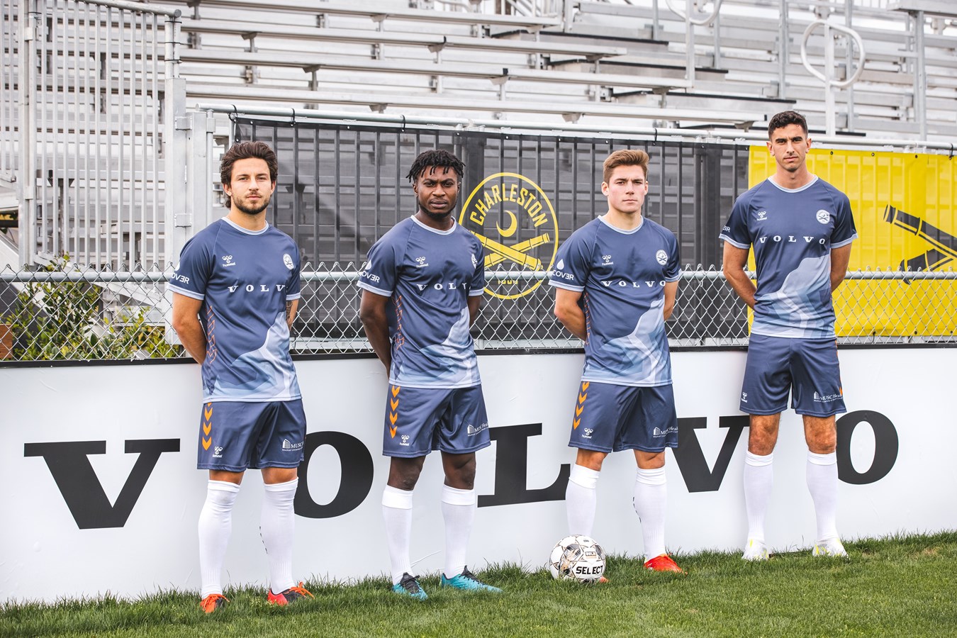 Volvo Car USA and Charleston Battery soccer club reveal C40 Recharge inspired uniform design