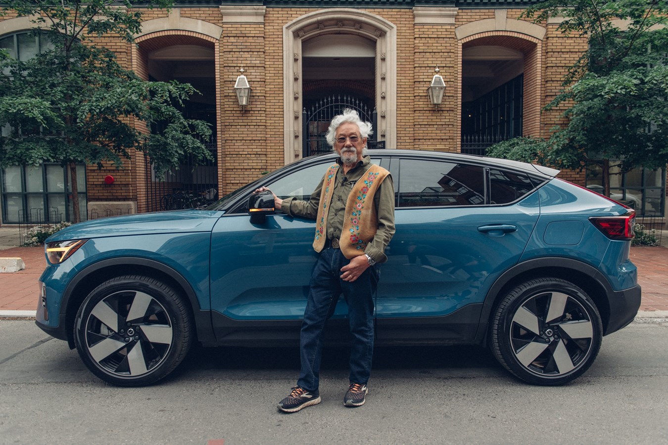 Volvo C40 Recharge powers David Suzuki’s electric road trip from Vancouver to Toronto
