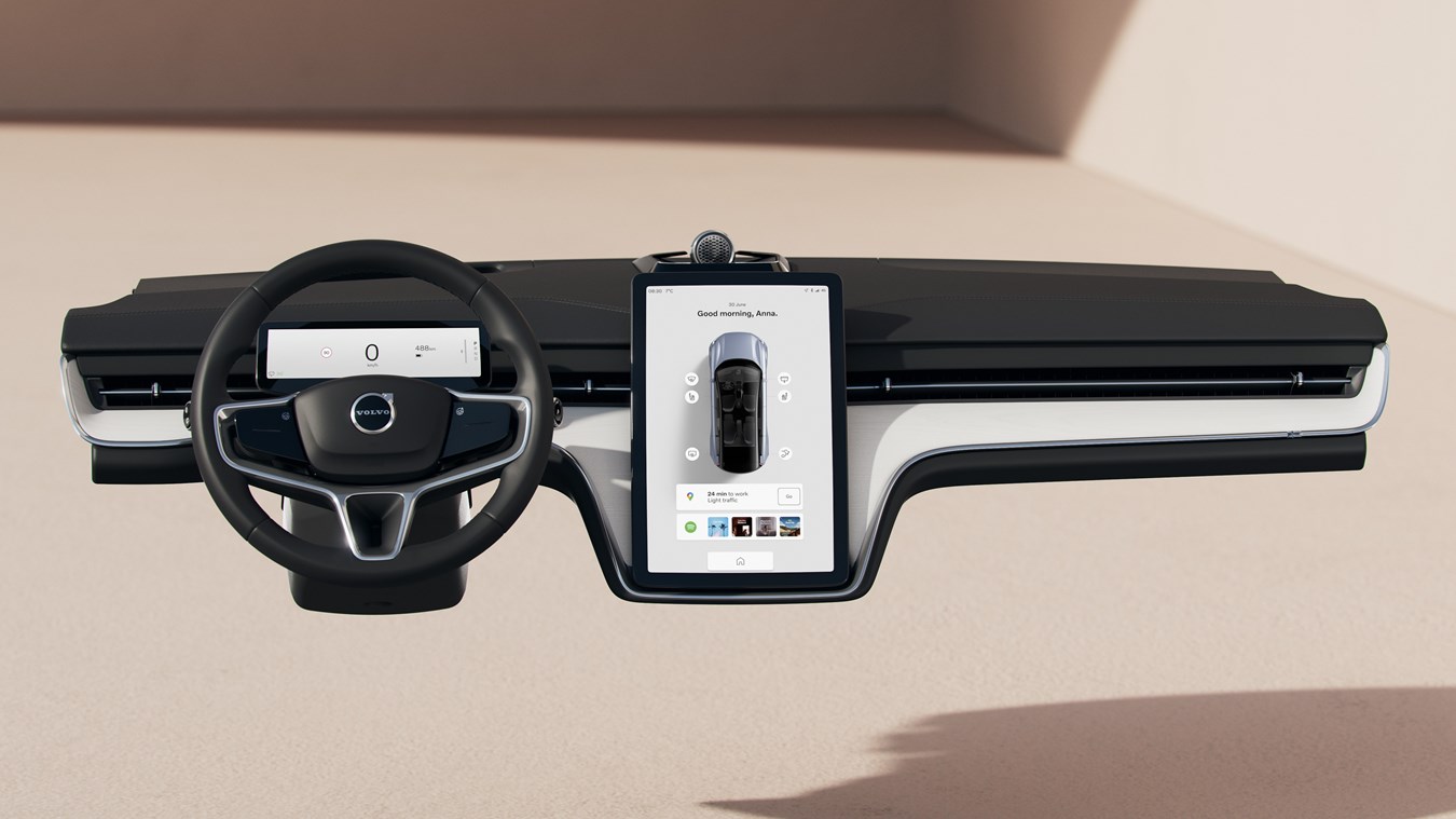 Your new Volvo EX90 gives you the info you need – when you need it