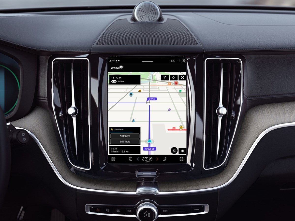 Navigations-App Waze jetzt in Volvo Modellen verfügbar
