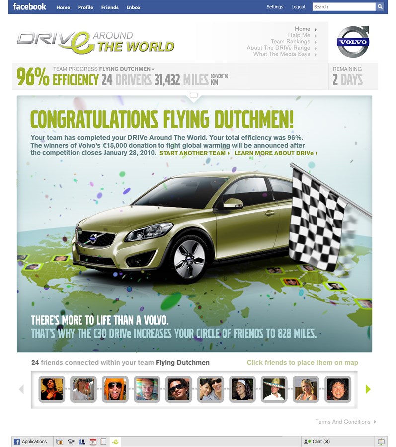 "DRIVe - around the World" contest (in miljes) - start page