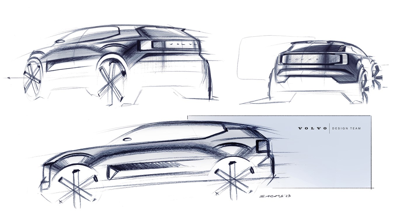 Volvo EX30 Exterior Sketch