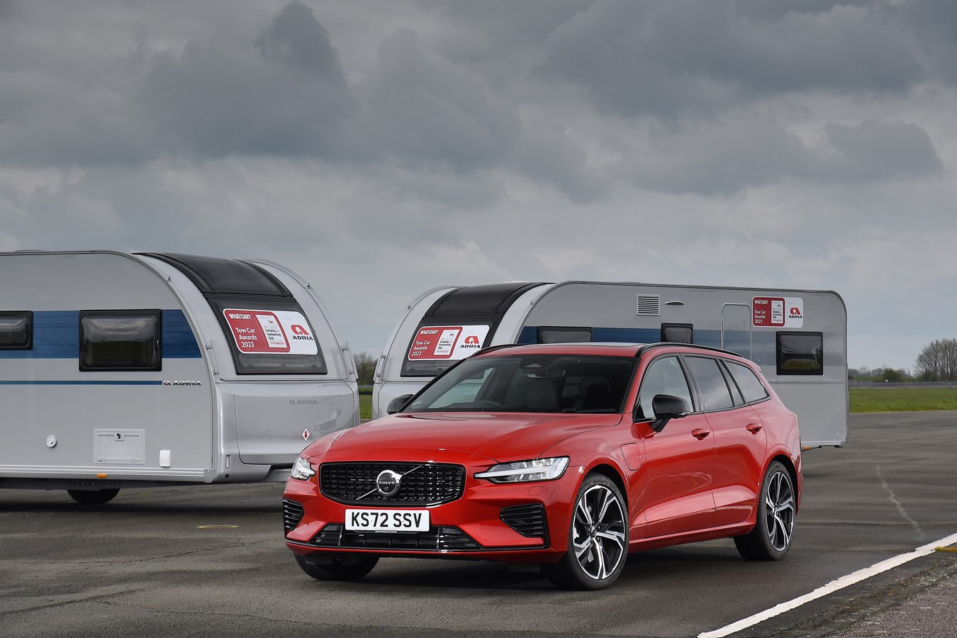 Volvo V60 Recharge Plug-in Hybrid T6 crowned overall winner of the Tow Car Awards 2023
