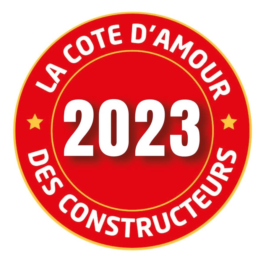 Cote d'amour des constructeurs 2023