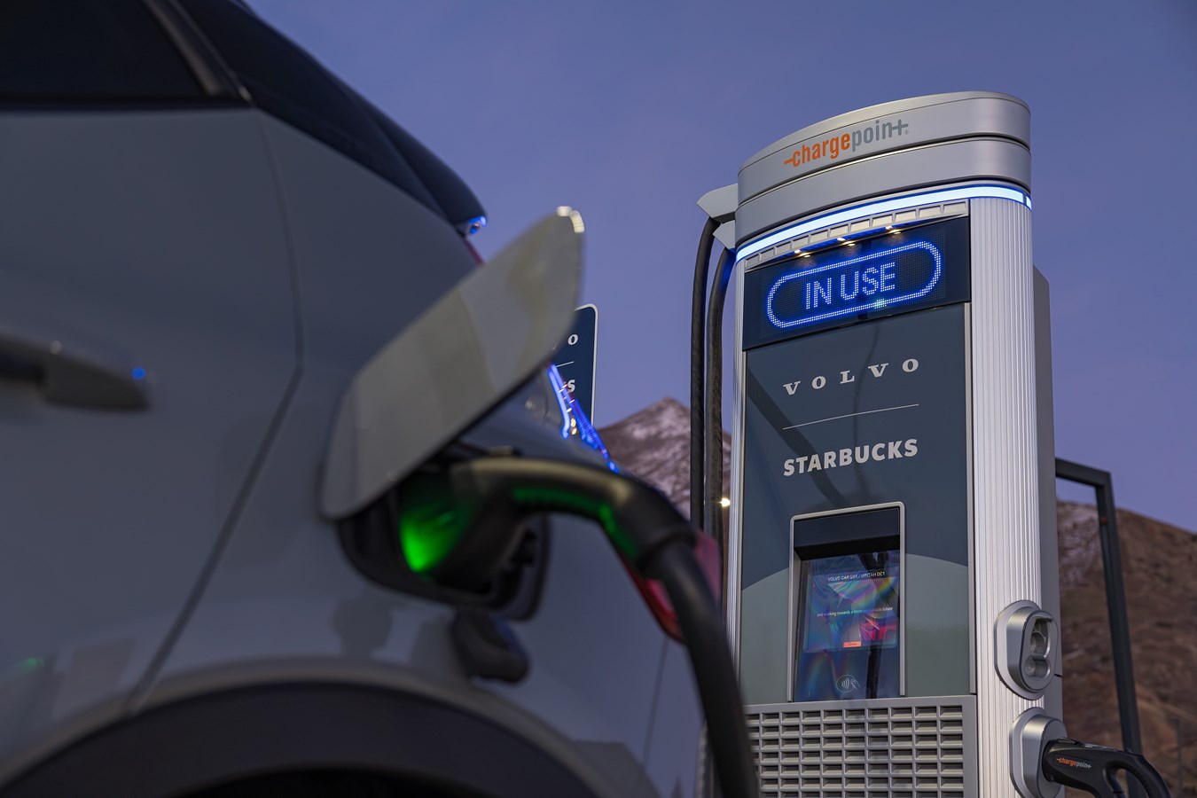 Volvo Cars opens public EV fast charging network at U.S. Starbucks stores