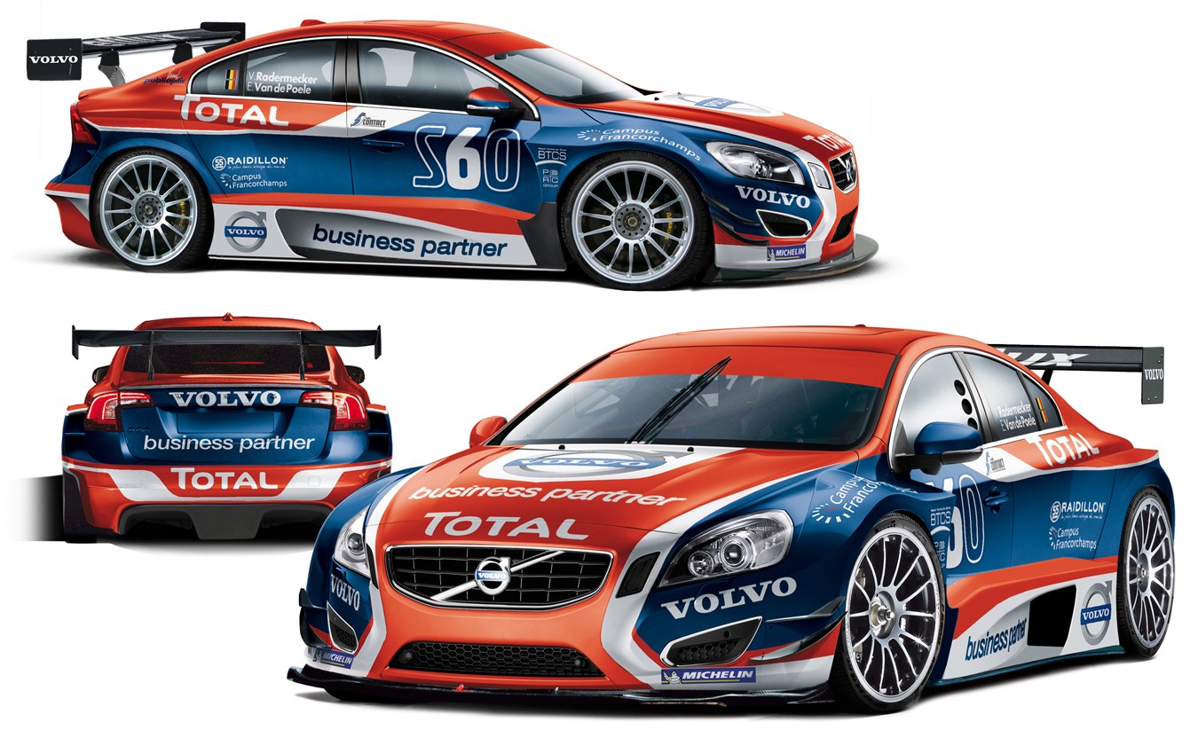 The all-new Volvo S60 in the Belgian Touring Car Series