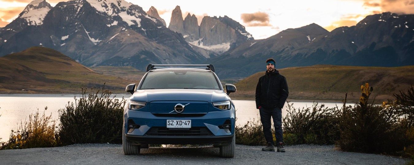 Volvo lleva el primer auto eléctrico a recorrer 27 mil kms, en 46 Parques Nacionales de todo Chile