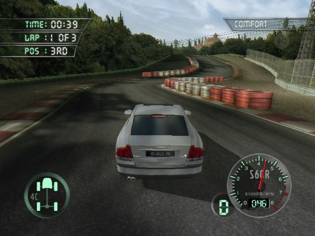 S60R driving on Xbox "Volvo Drive for life" Video  Game