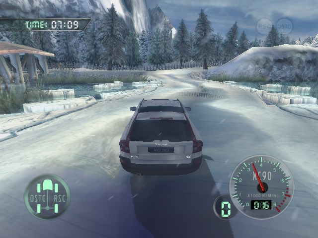 Icy Hwy. on Xbox "Volvo Drive for life" Video Game
