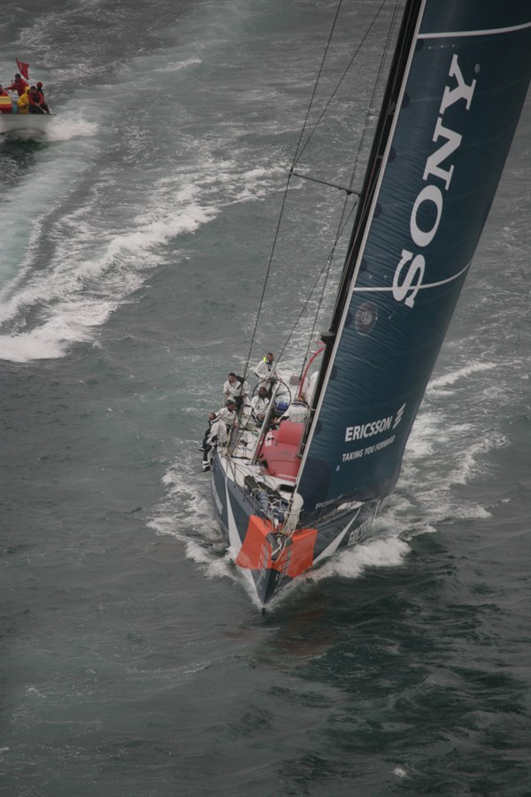 Volvo Ocean Race Boat