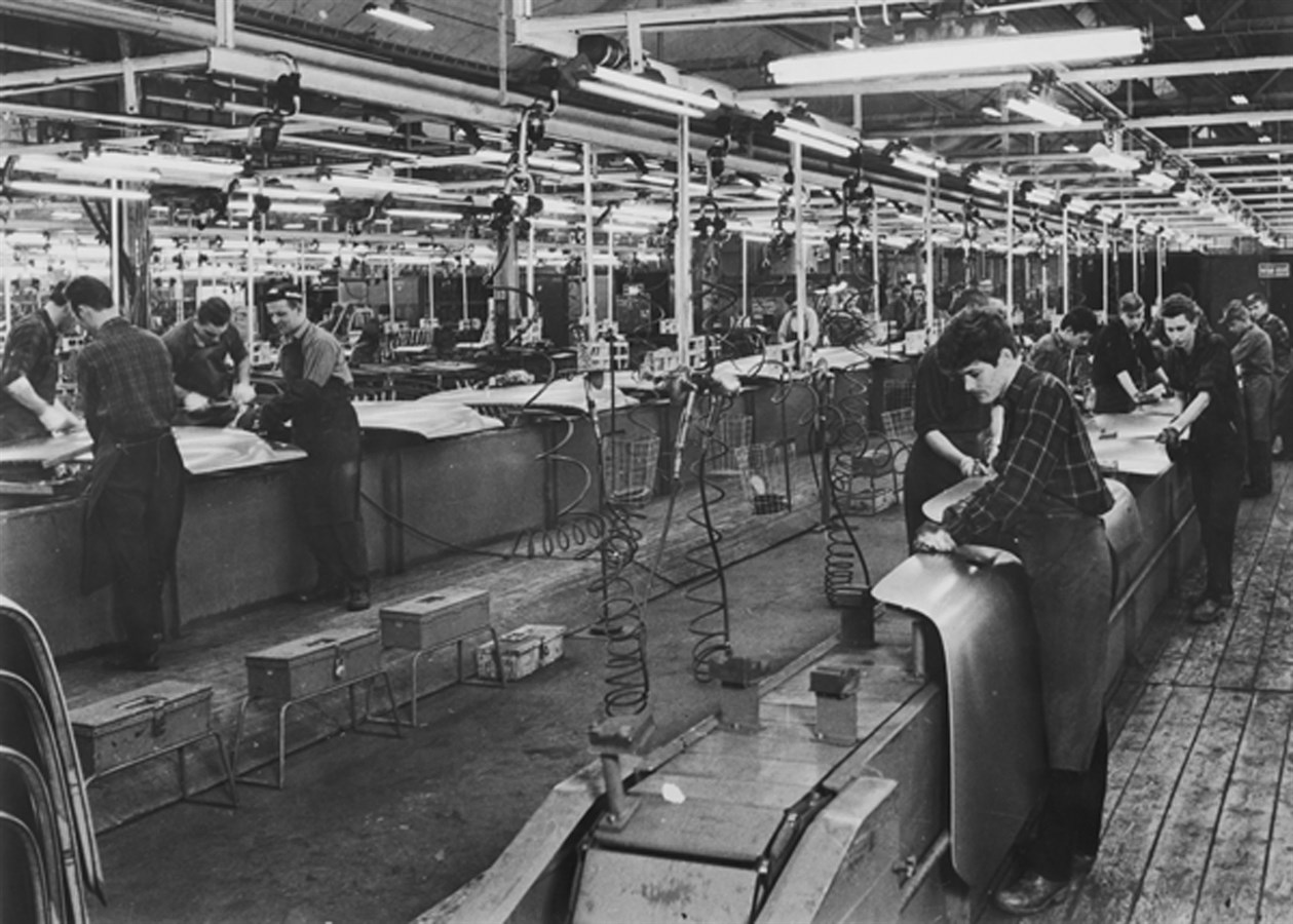Production of bodies produced at Olofström in the 1960s , the model Amazon (121)