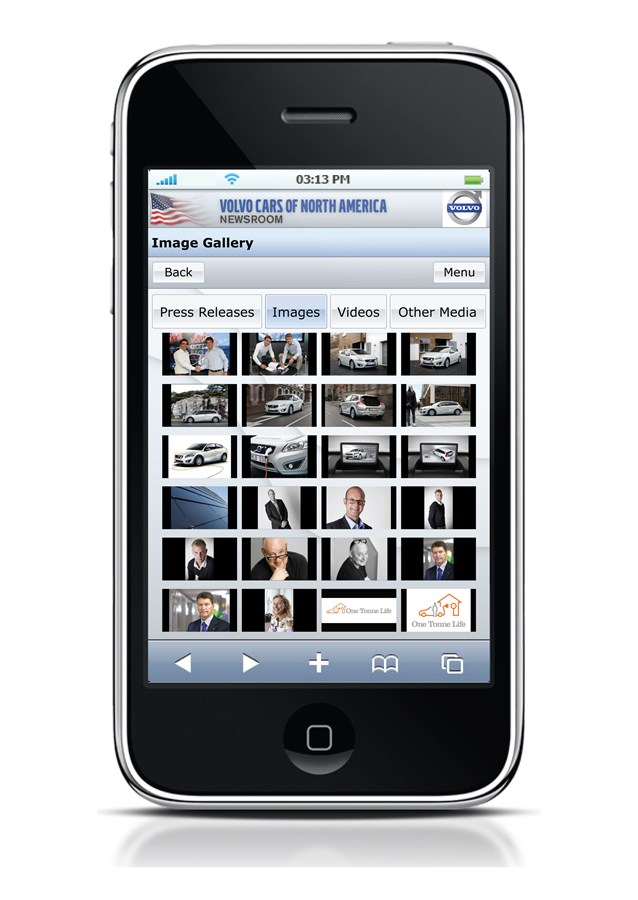 Volvo Cars Newsroom – now optimized for iPhone