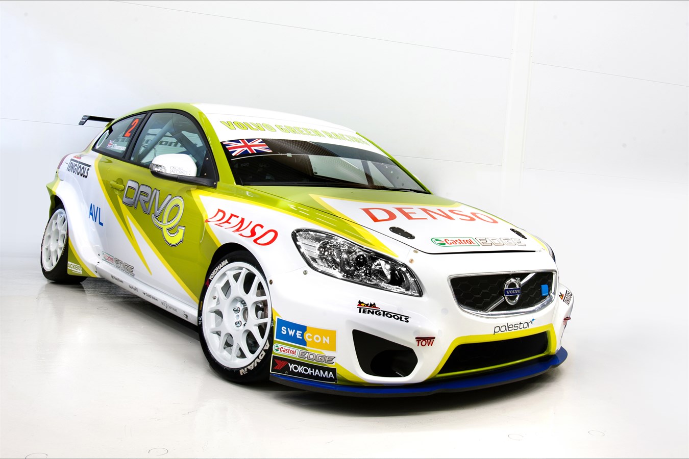 Volvo C30 DRIVe racer for the Scandinavian Touring Car Championship 2011