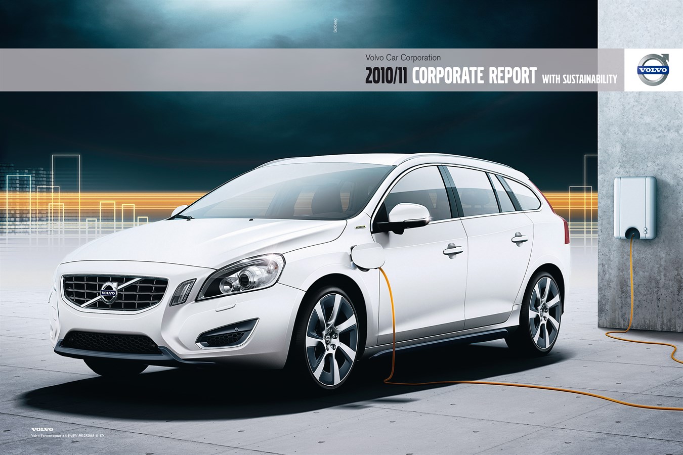 Volvo Car Corporation - 2010/11 Corporate Report with Sustainability (front cover)