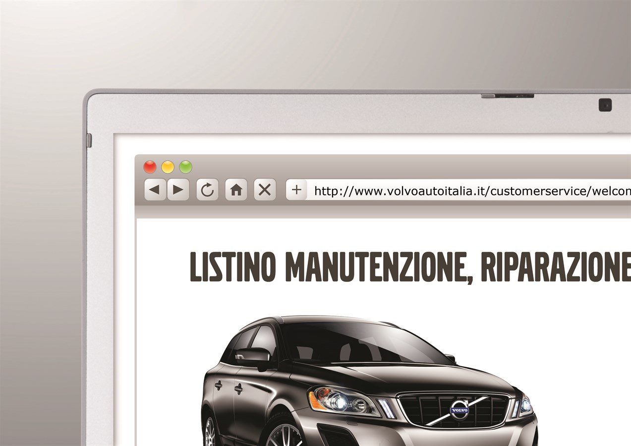 Aggiornamento gratuito del software dell'auto e prezzi certi, tutto incluso, sono i cardini del programma Service 2.0 attuato da Volvo Auto Italia
