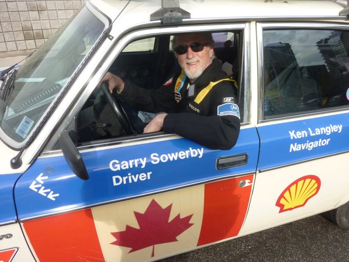 Garry Sowerby and his Volvo 245DL nicknamed "Red Cloud"