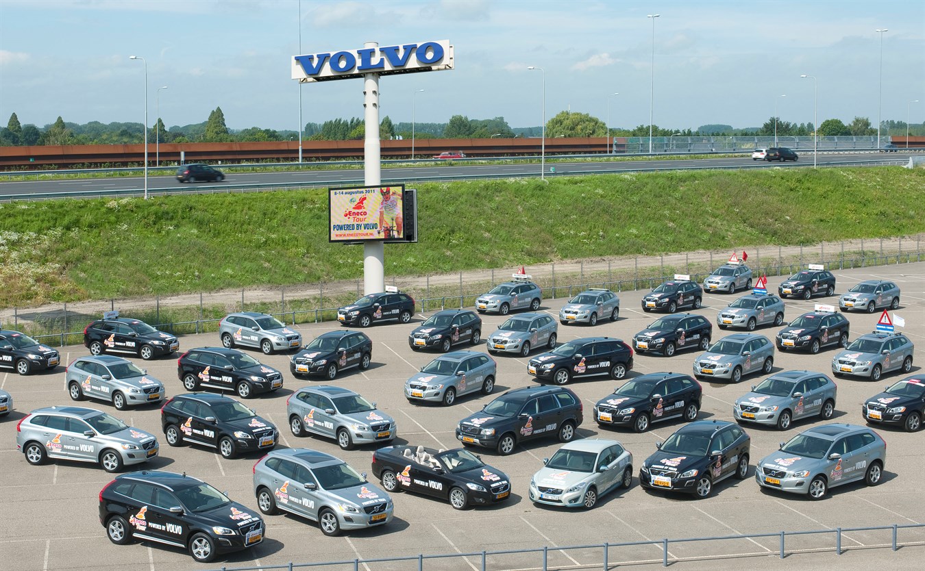 35 Volvo's in de Eneco Tour 2011