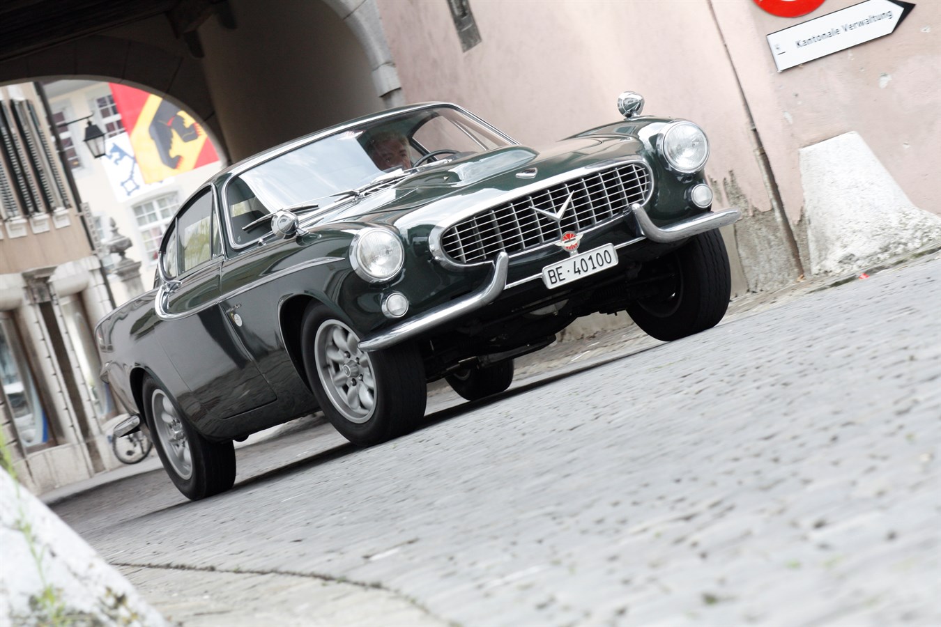 Unique Volvo P1800 with factory-fitted Aston Martin engine