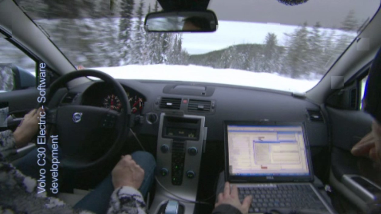 Volvo C30 Electric - Software Development - Video Still