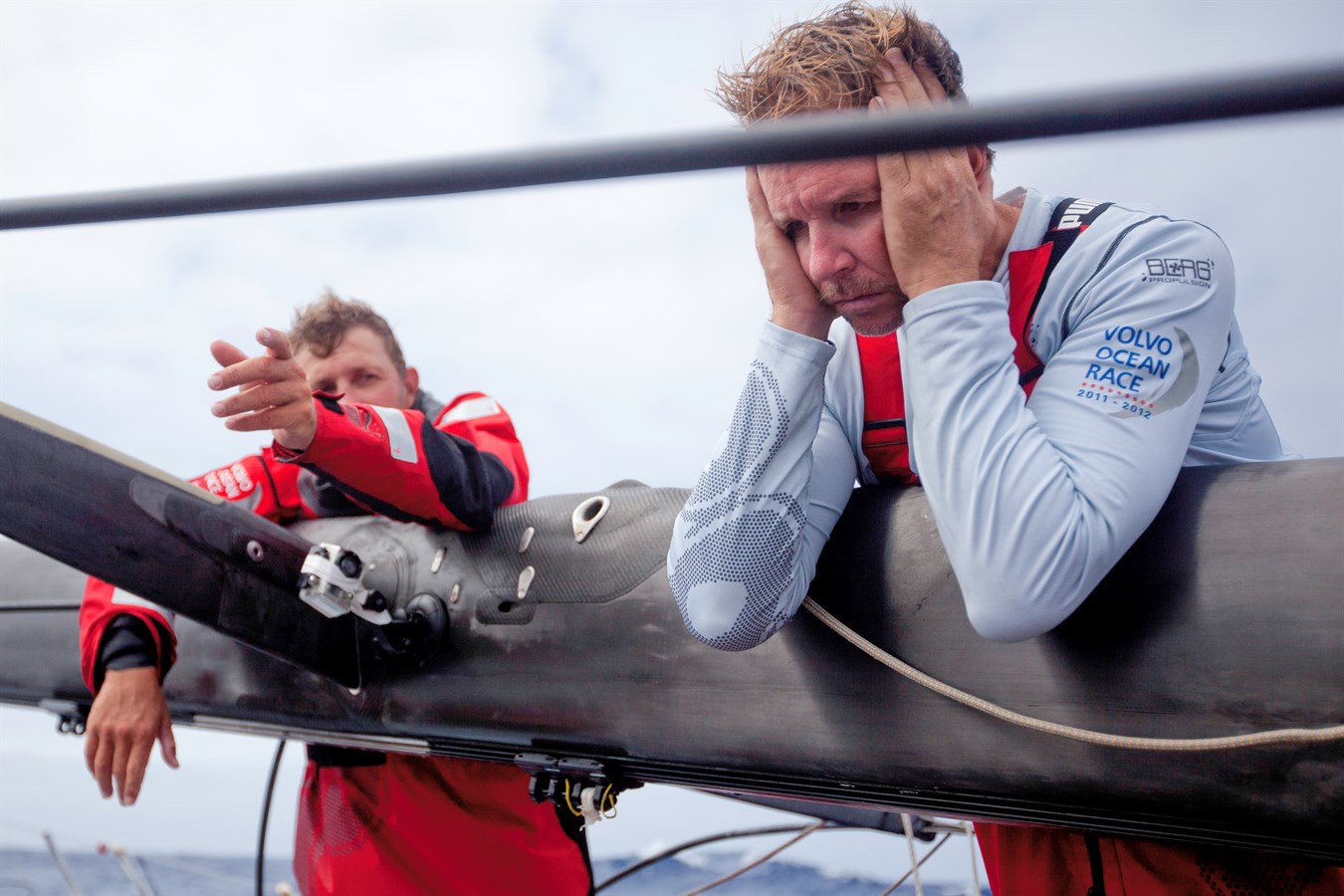 Volvo Ocean Race 2011-2012  PUMA Ocean Racing powered by BERG, broken mast