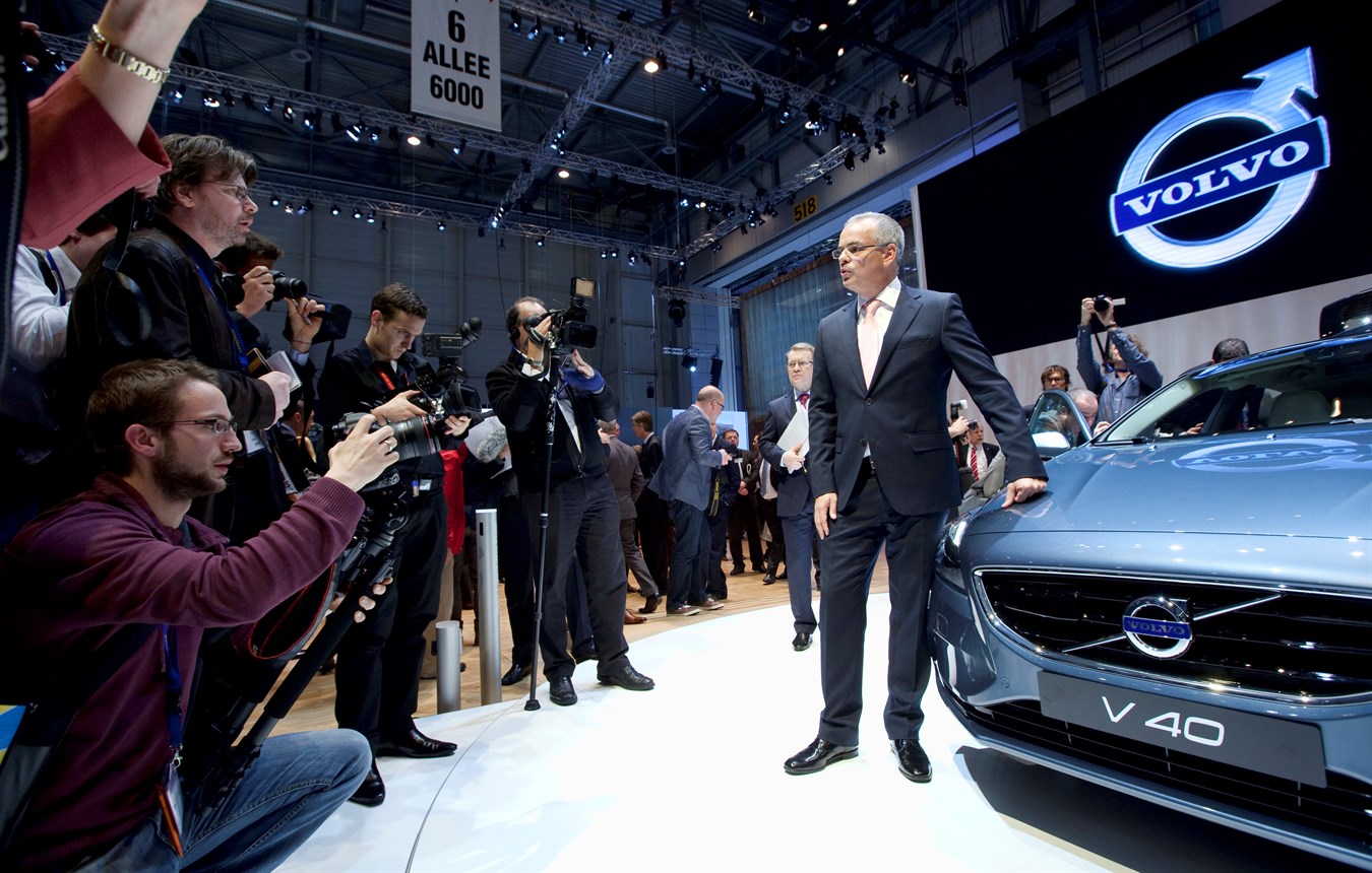 The all-new Volvo V40 unveiling at the 2012 Geneva Motor Show