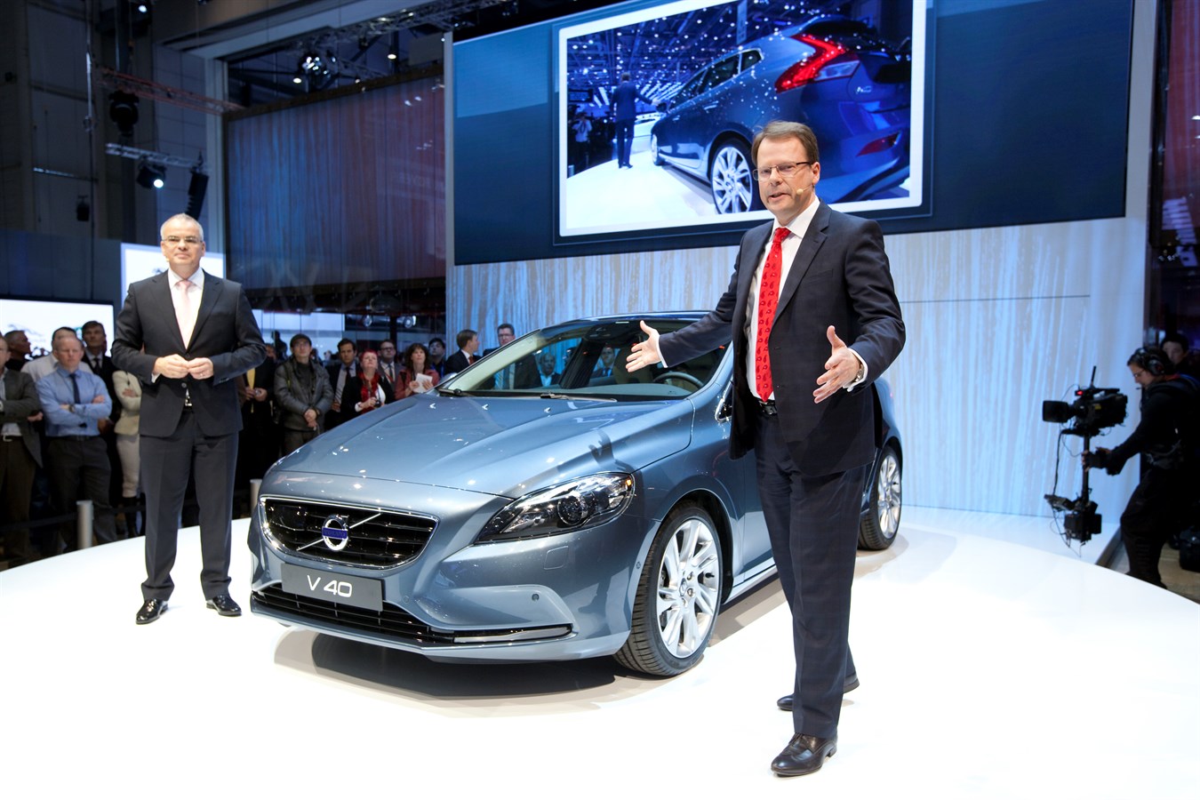 The all-new Volvo V40 unveiling at the 2012 Geneva Motor Show
