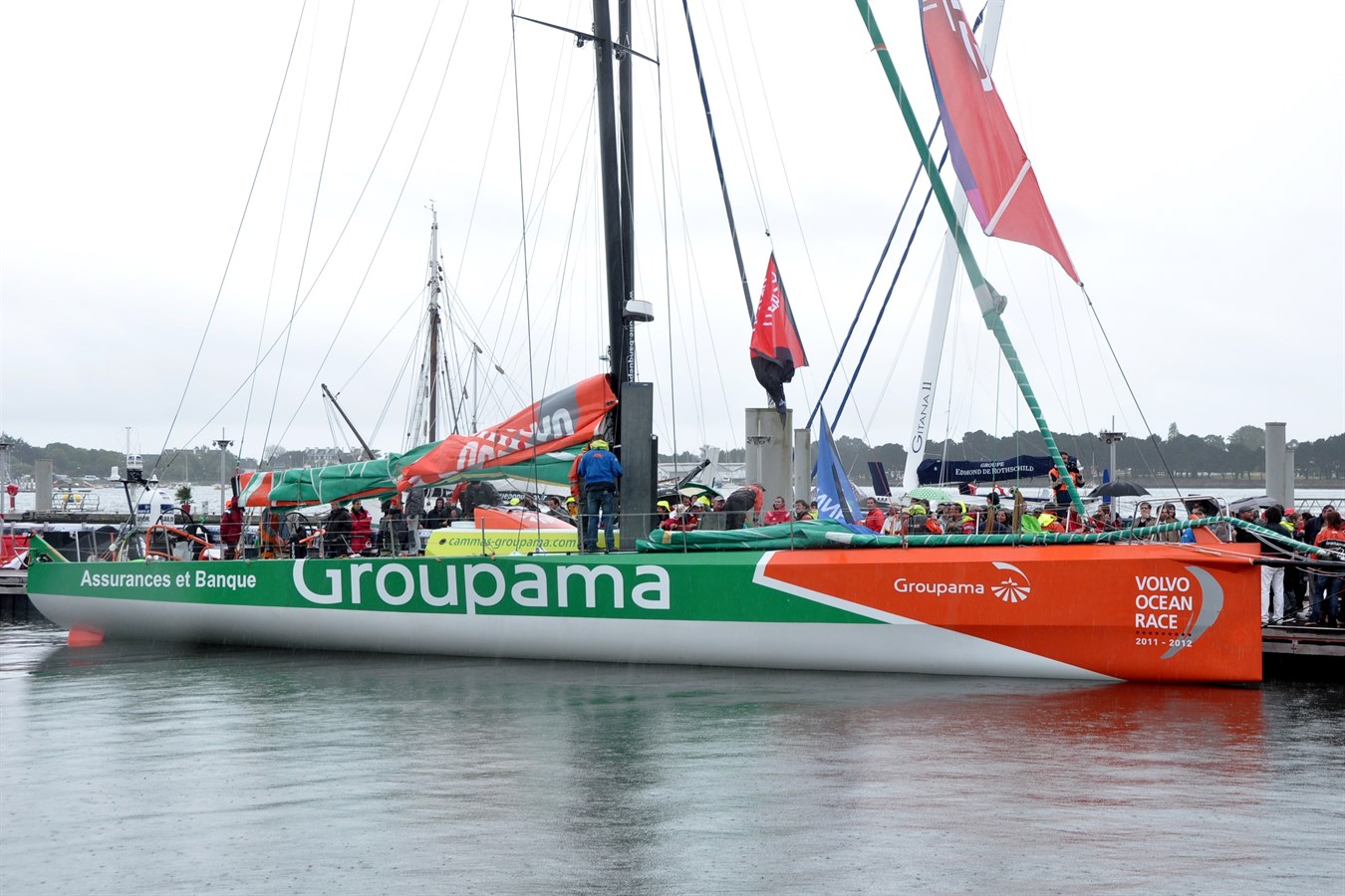 Arrivée du Groupama 4 à Lorient le 15 juin 2012 !