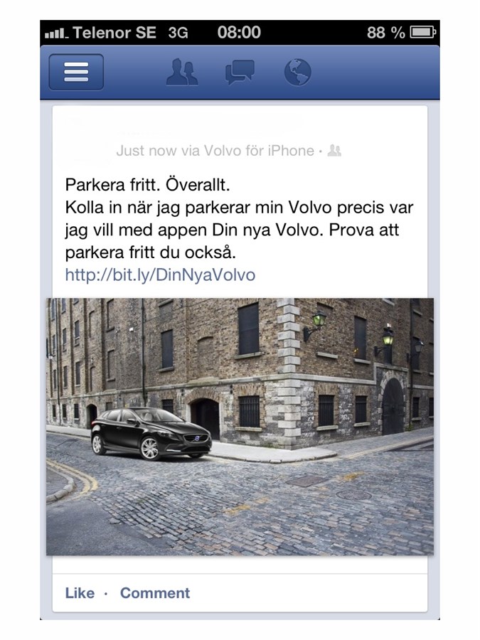 Med mobilappen Din Nya Volvo kommer man verkligheten närmare med sin nya drömbil