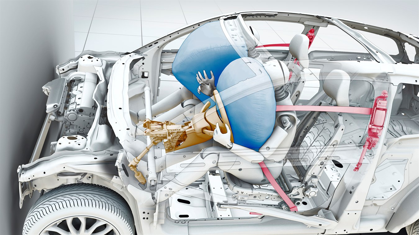 Airbag technology - illustration