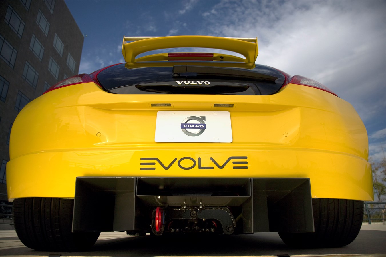 Yellow Evolve C30 rear shot