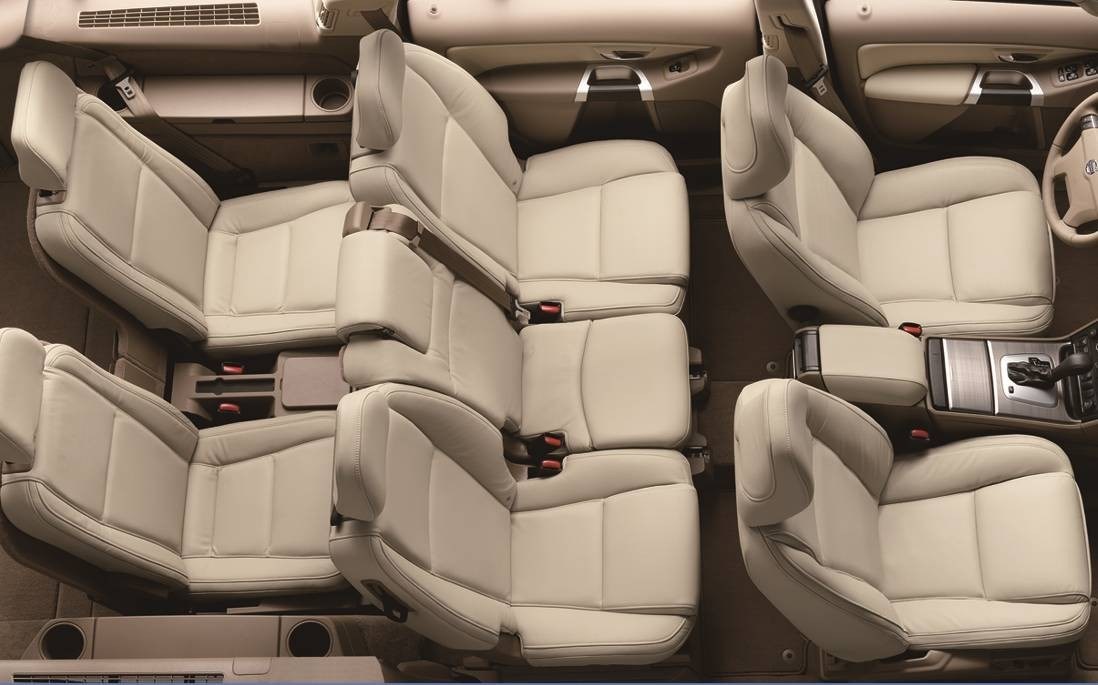 沃尔沃XC90宽敞舒适的车内空间