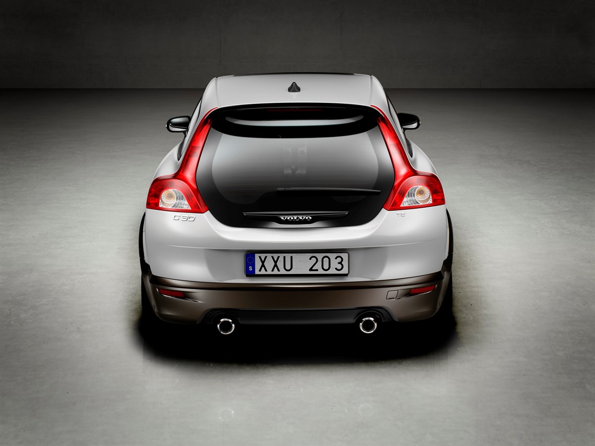 Rear view of Volvo C30