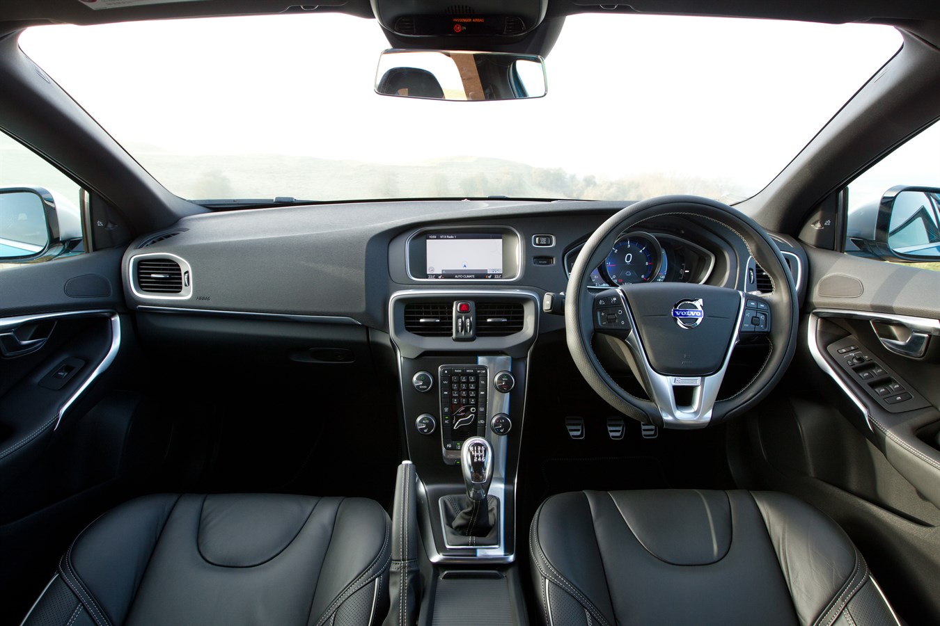 Interior Dashboard Image Of The All New Volvo V40 R Design