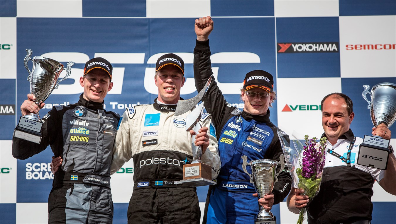 Victory for Volvo Polestar Racing in 2013 STCC premiere