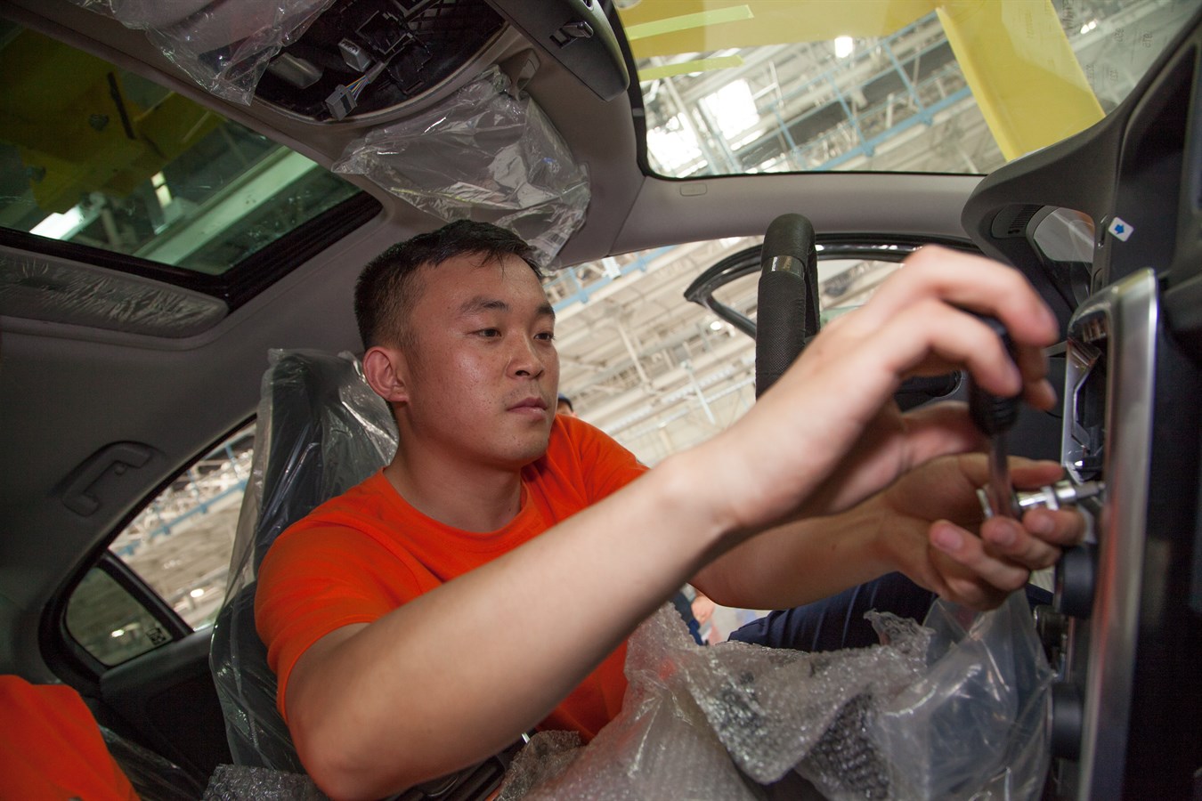The Volvo Cars manufacturing plant in Chengdu