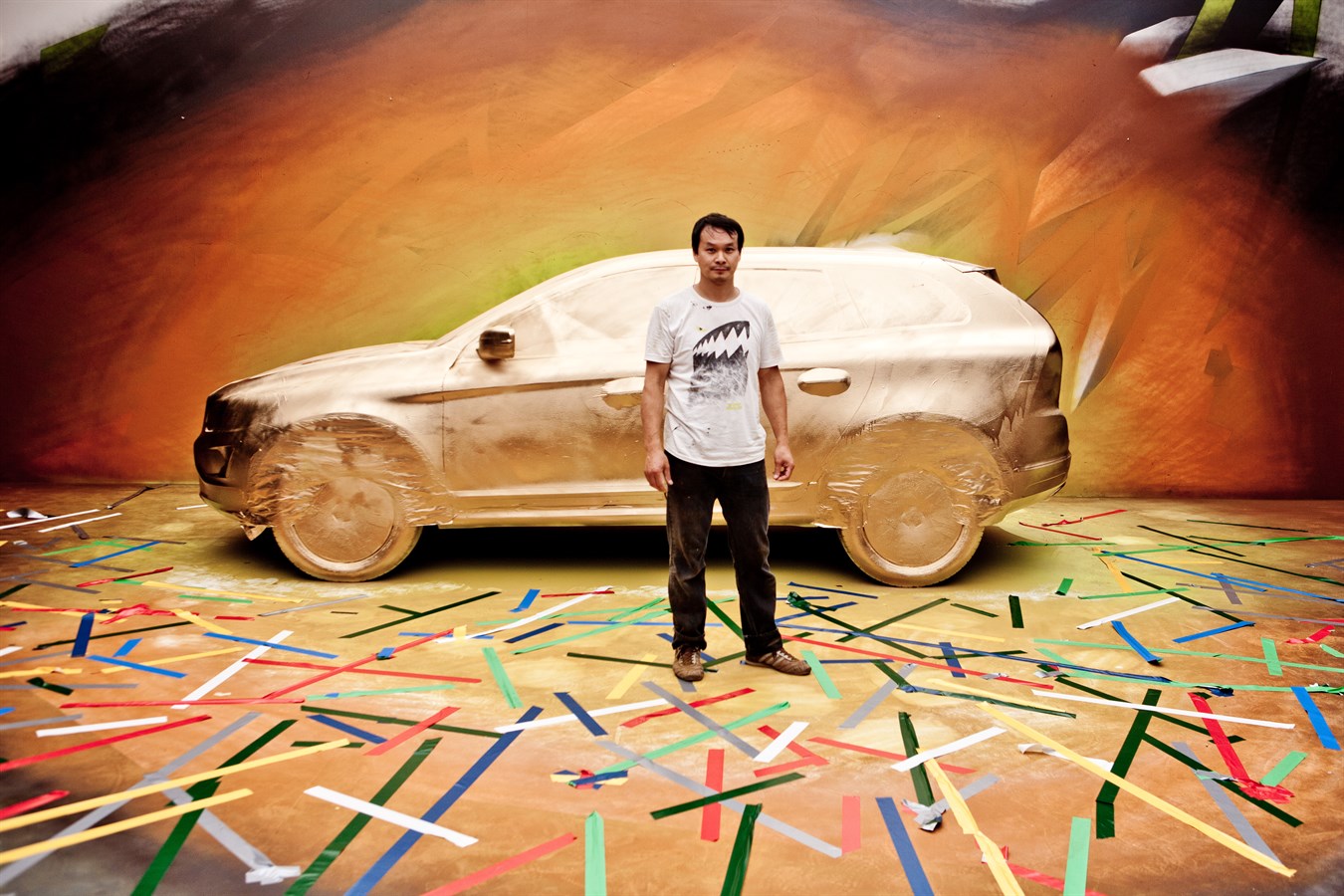 International artists turn Volvo XC60 into a work of art at Volvo Art Session