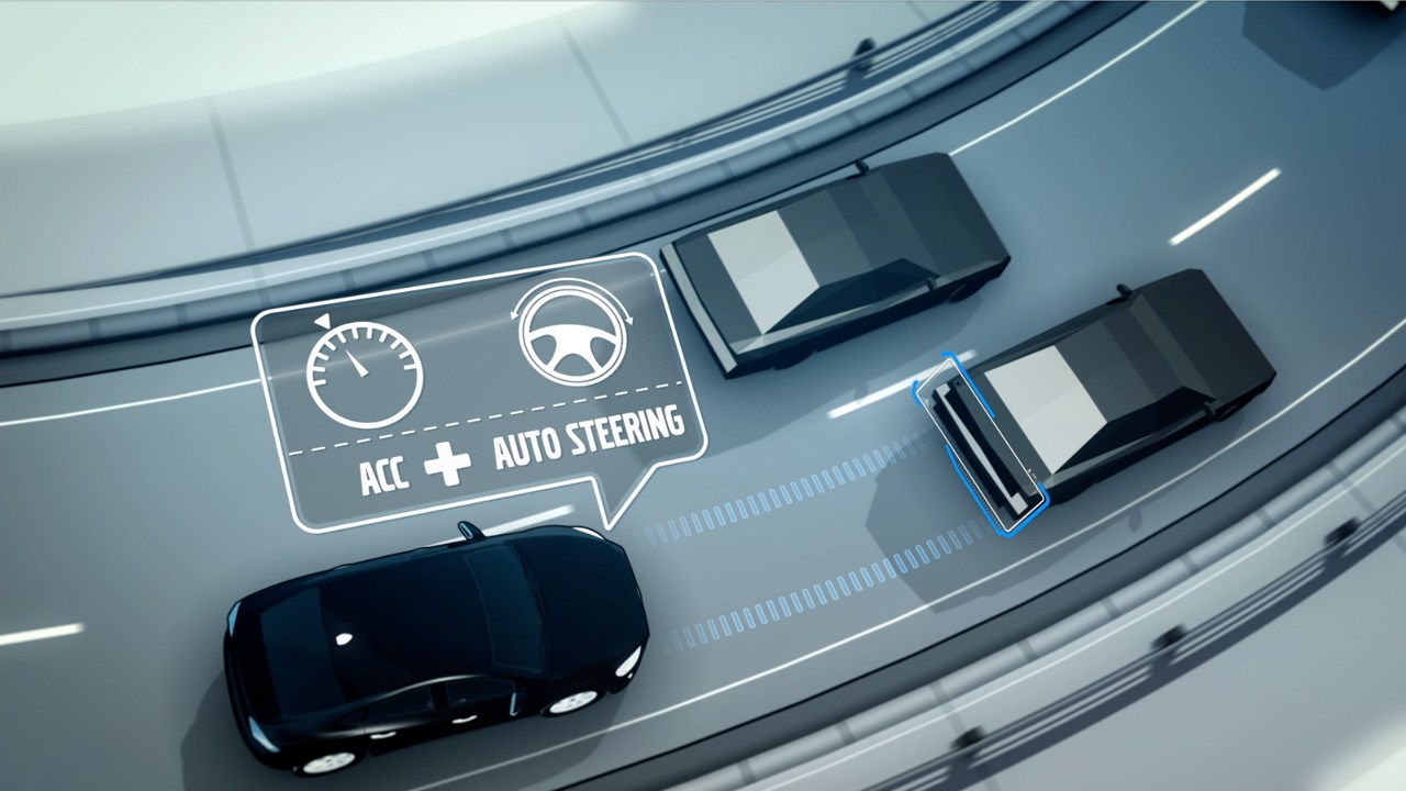 Adaptive Cruise Control with Steer Assist - video still