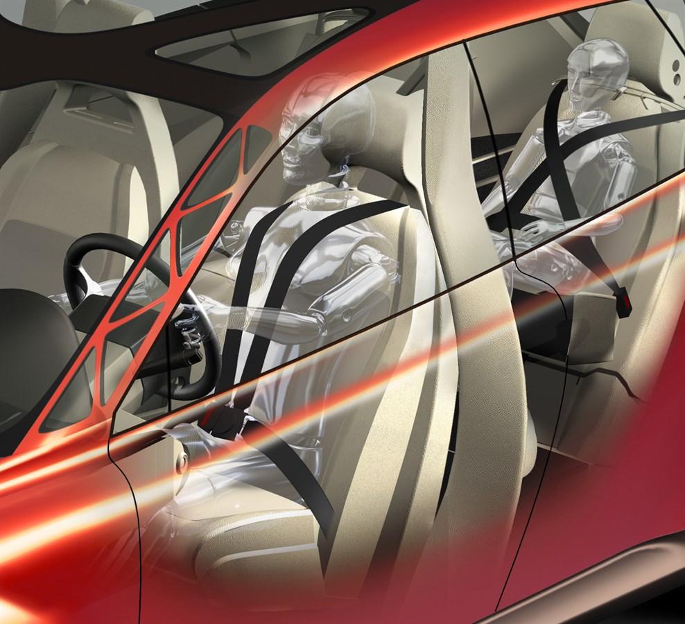 Volvo SCC2 - Safety Concept Car Seat Belts