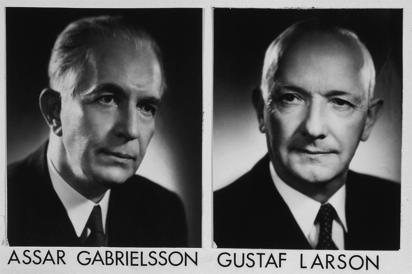 Assar Gabrielsson e Gustaf Larson
