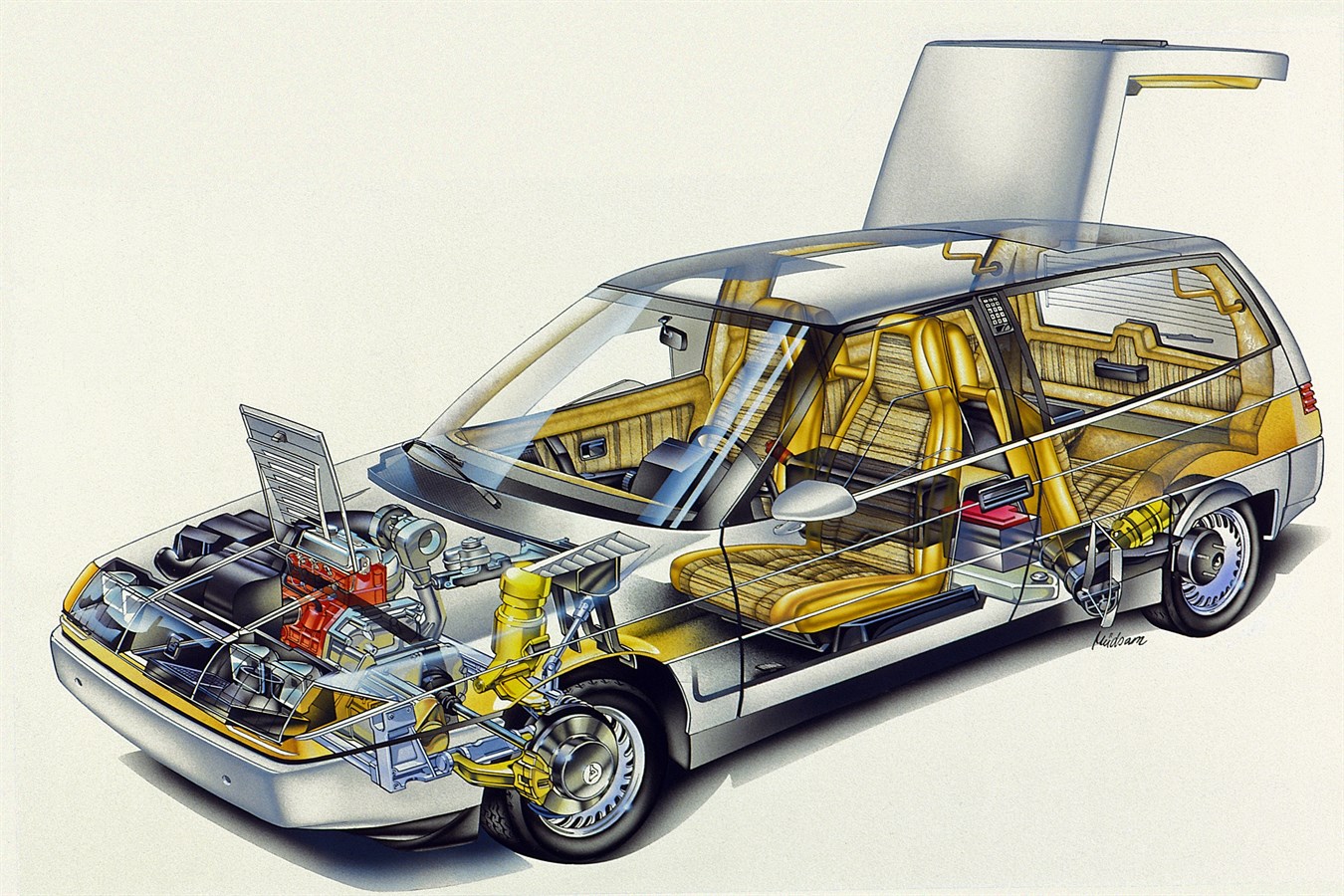 Nell'ambito del progetto componenti leggeri LCP2000 (Light Component Project), del 1983, venne costruita una serie di vetture dotate di vari motori, per provare alcuni tipi di carburanti. Il progetto LCP era stato avviato anche per collaudare una serie di materiali più leggeri, fra cui alluminio e magnesio