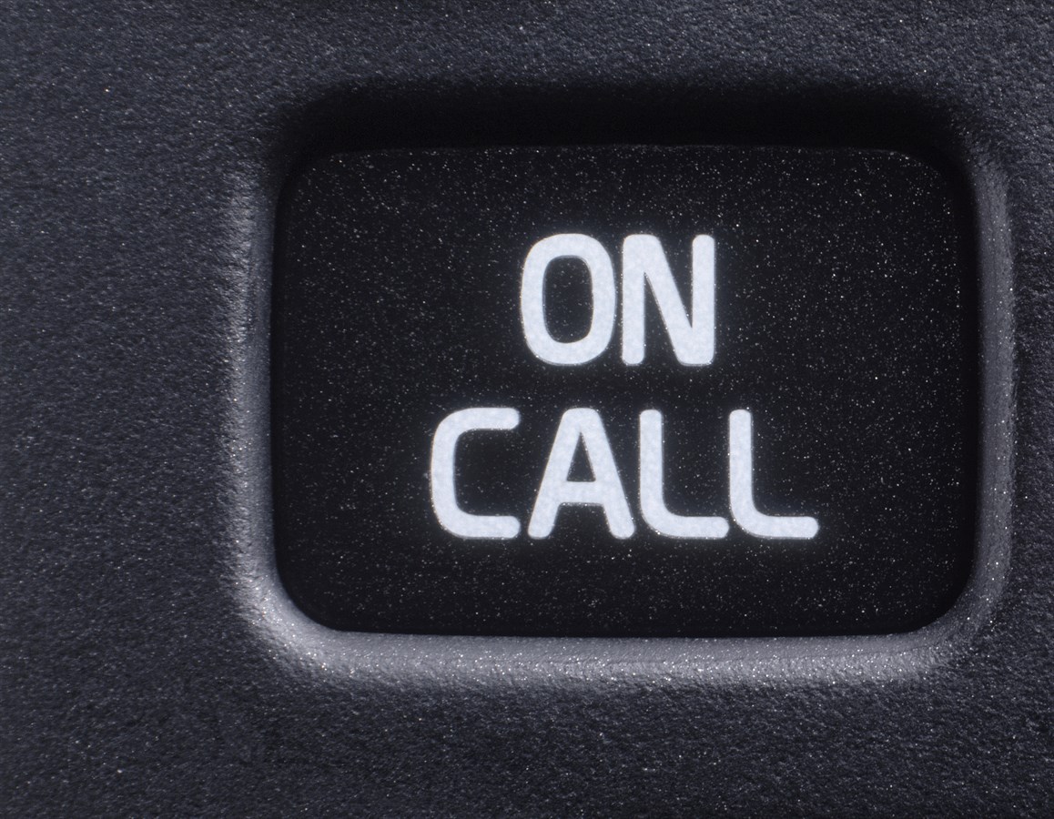 Volvo On Call button