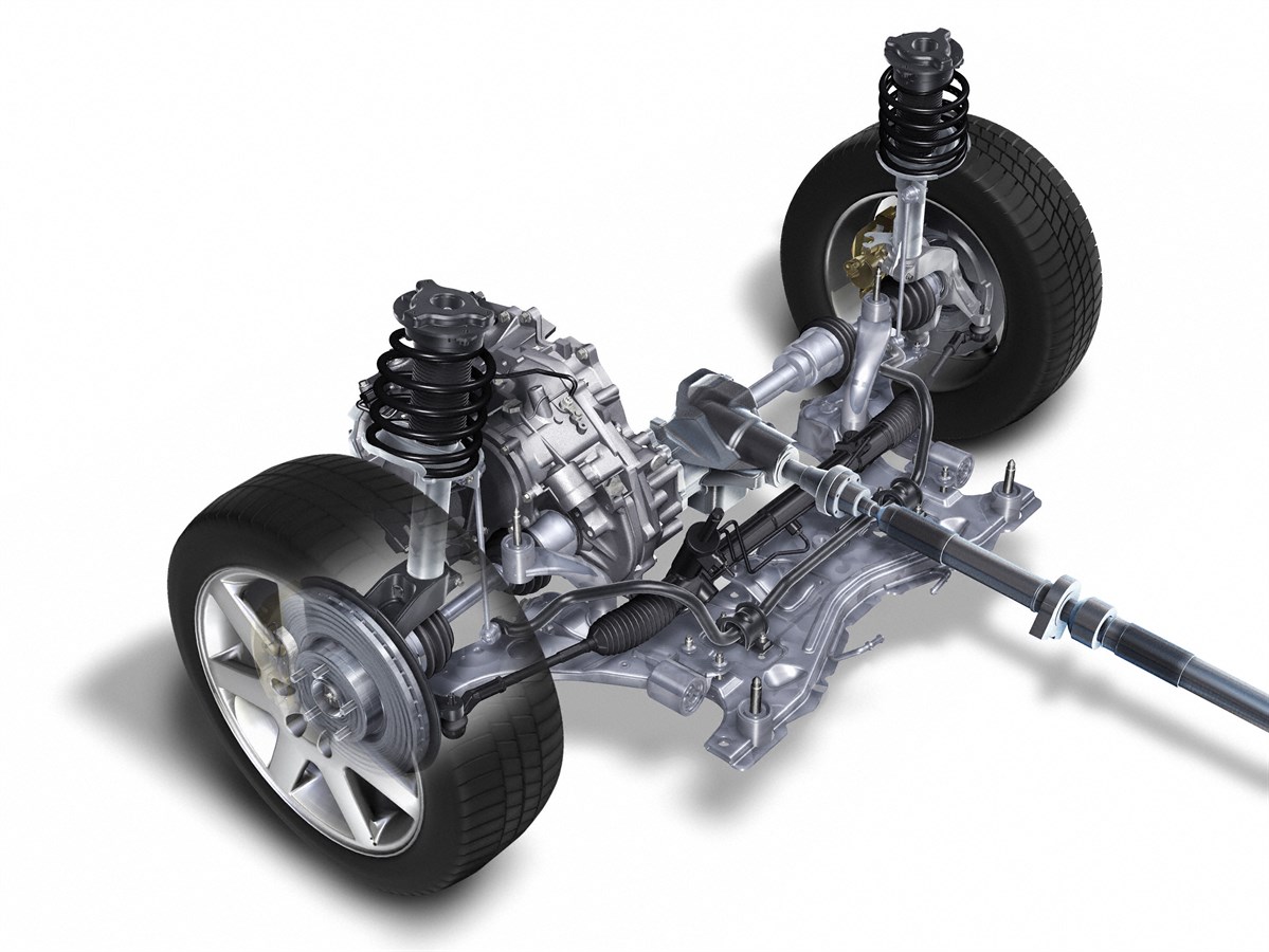 V50, T5 AWD, Front axle
