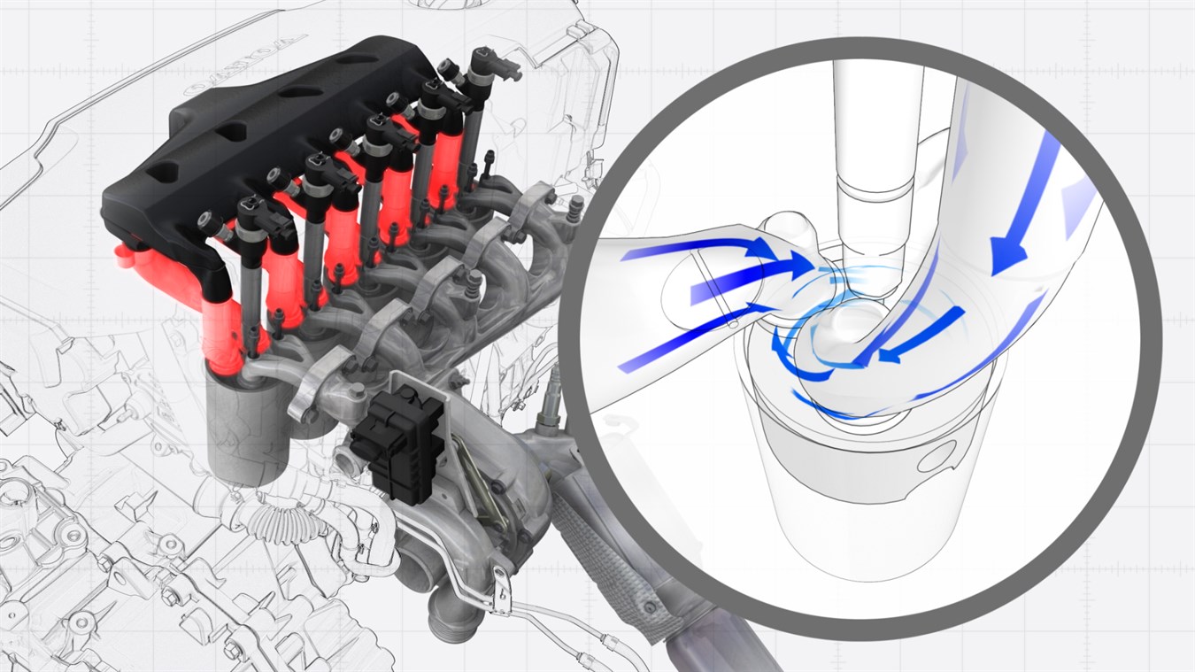 Motore diesel Volvo D5, turbina a geometria variabile