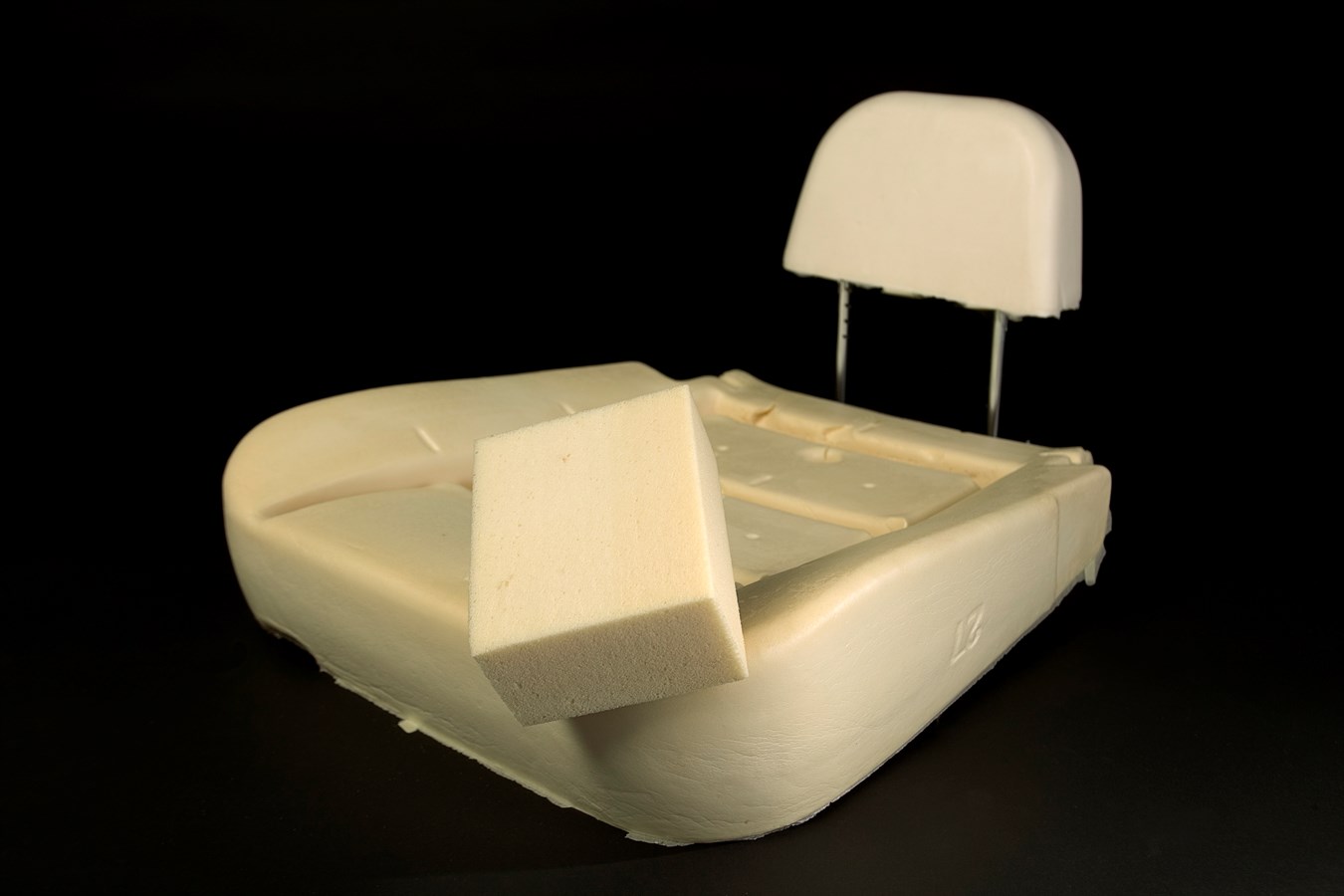 Renewable materials, products made of soya foam.