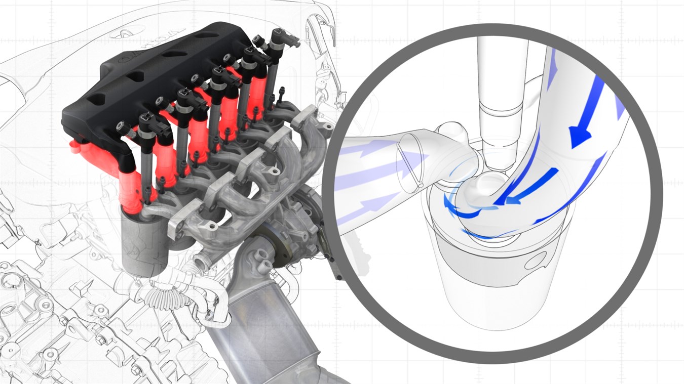 Motore diesel, Volvo S40 D5/V50 D5, turbina a geometria variabile