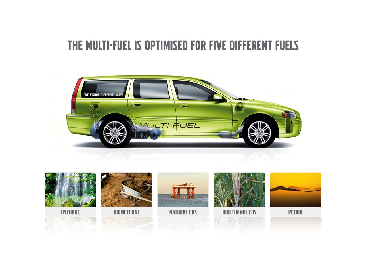 Volvo Multi-Fuel, optimised for five different fuels